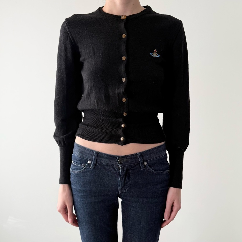 Vivienne Westwood Red Label 100% Wool Orb Cardigan - Picture 5 of 7